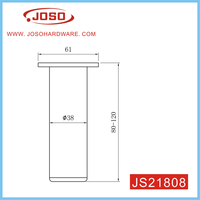 Изящная оригинальная металлическая ножка шкафа для спальни