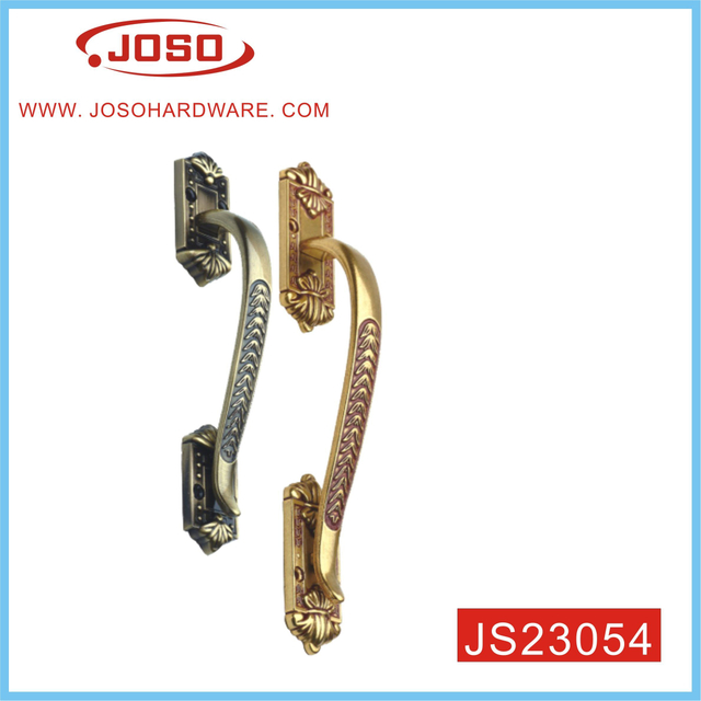 Элегантная текстурная дверная ручка из цинкового сплава для дома и улицы