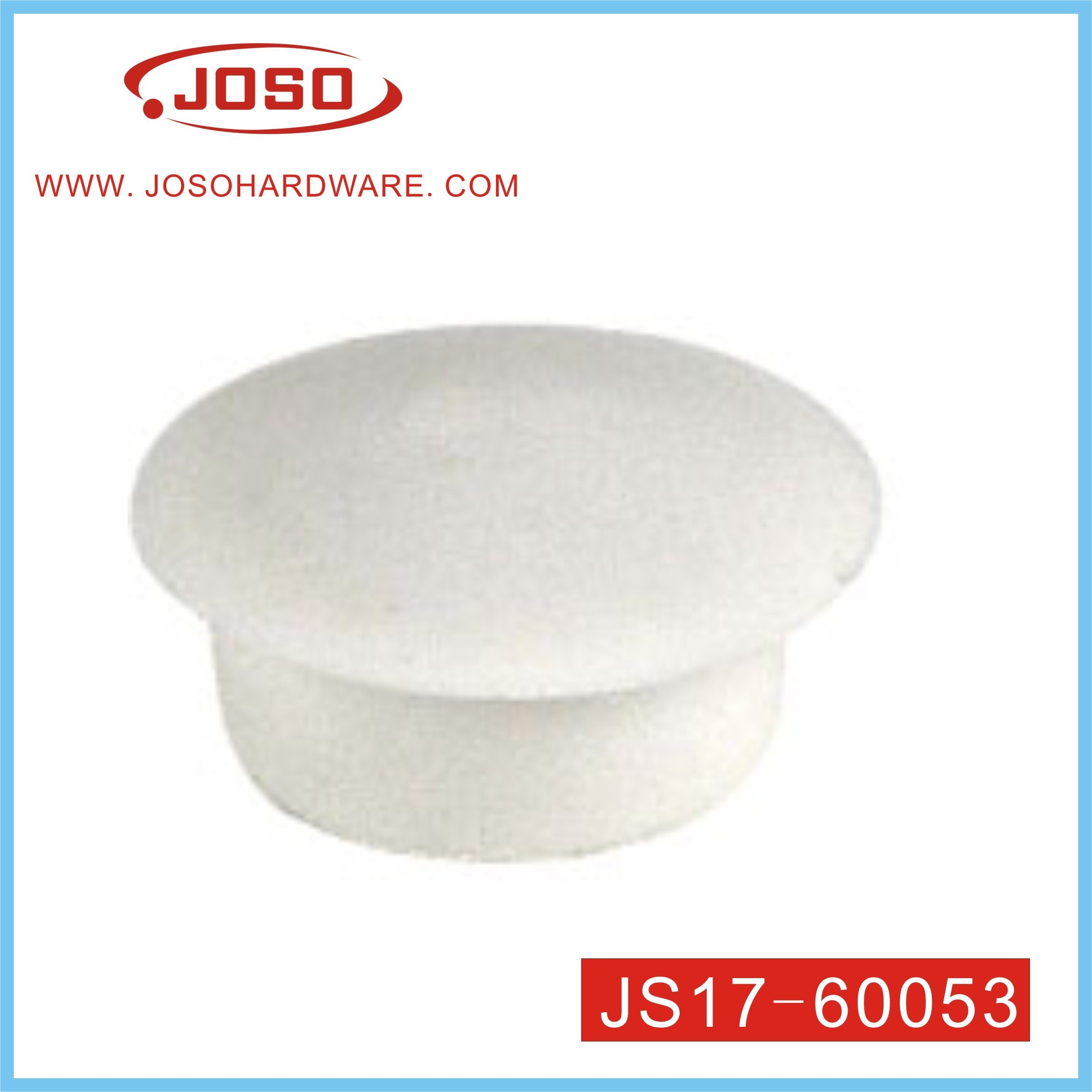 Белая грибовидная крышка диаметром 16 мм для оборудования для ножки стола