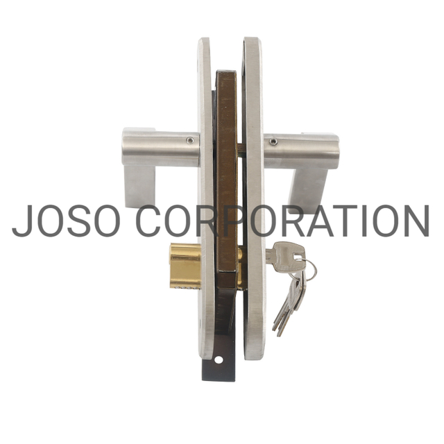 Дверная ручка с сатиновым покрытием, дверной замок из нержавеющей стали 304, дверная фурнитура, трубчатая ручка, рычажный замок