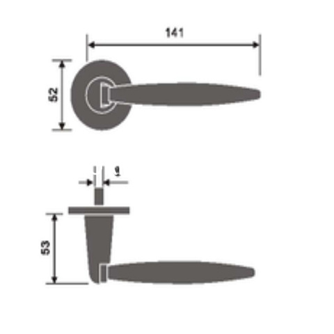 Оптовая продажа, модная длина 141 мм, дверная ручка, ручка для мебели, ручка для мебели