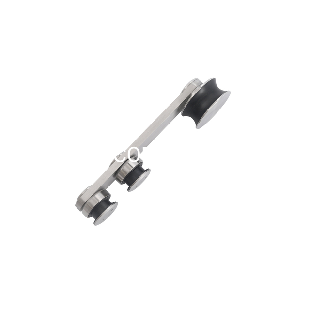 Горячая продажа, современный разъем для стеклянной двери, фитинг из нержавеющей стали, раздвижная система для ванной комнаты