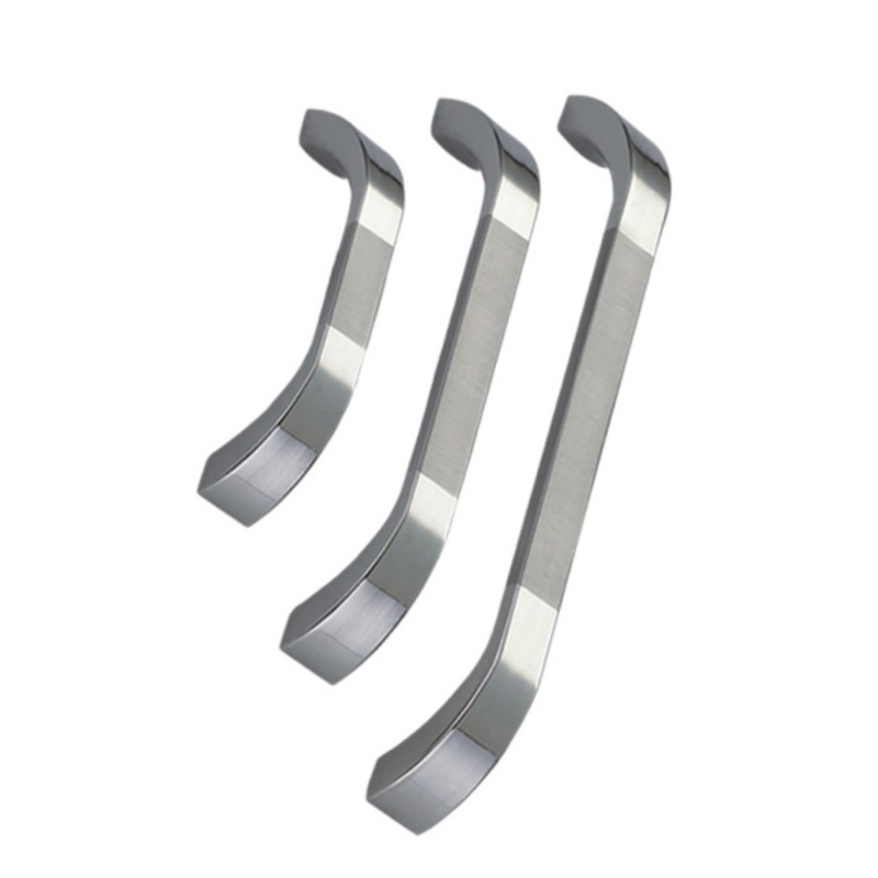 Цинковый сплав 96 мм 128 мм 160 мм Матовая яркая хромированная мебельная ручка