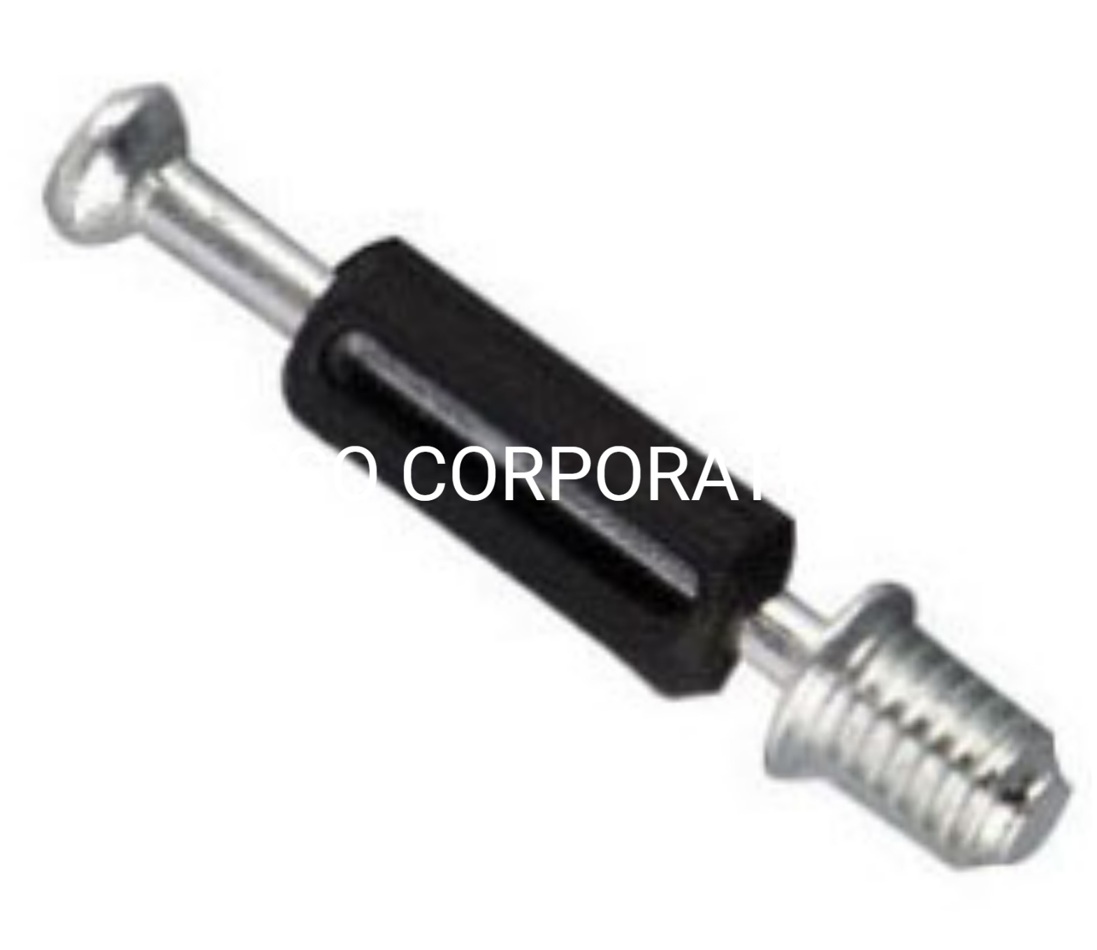 Лидер продаж, черный пластик и черный болт, мебельная фурнитура, мебельная фурнитура, опора для полки с винтами для шкафа