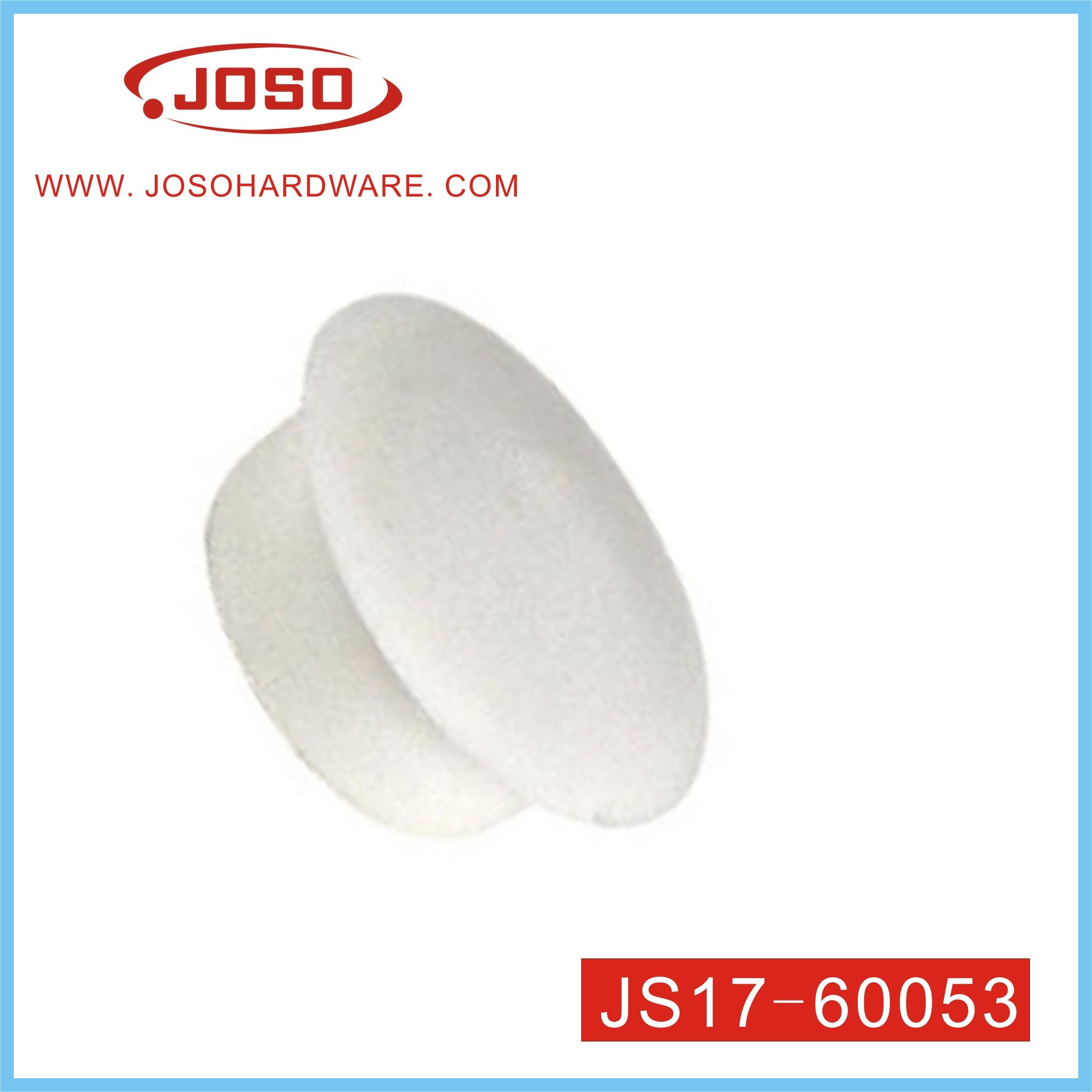 Белая грибовидная крышка диаметром 16 мм для оборудования для ножки стола