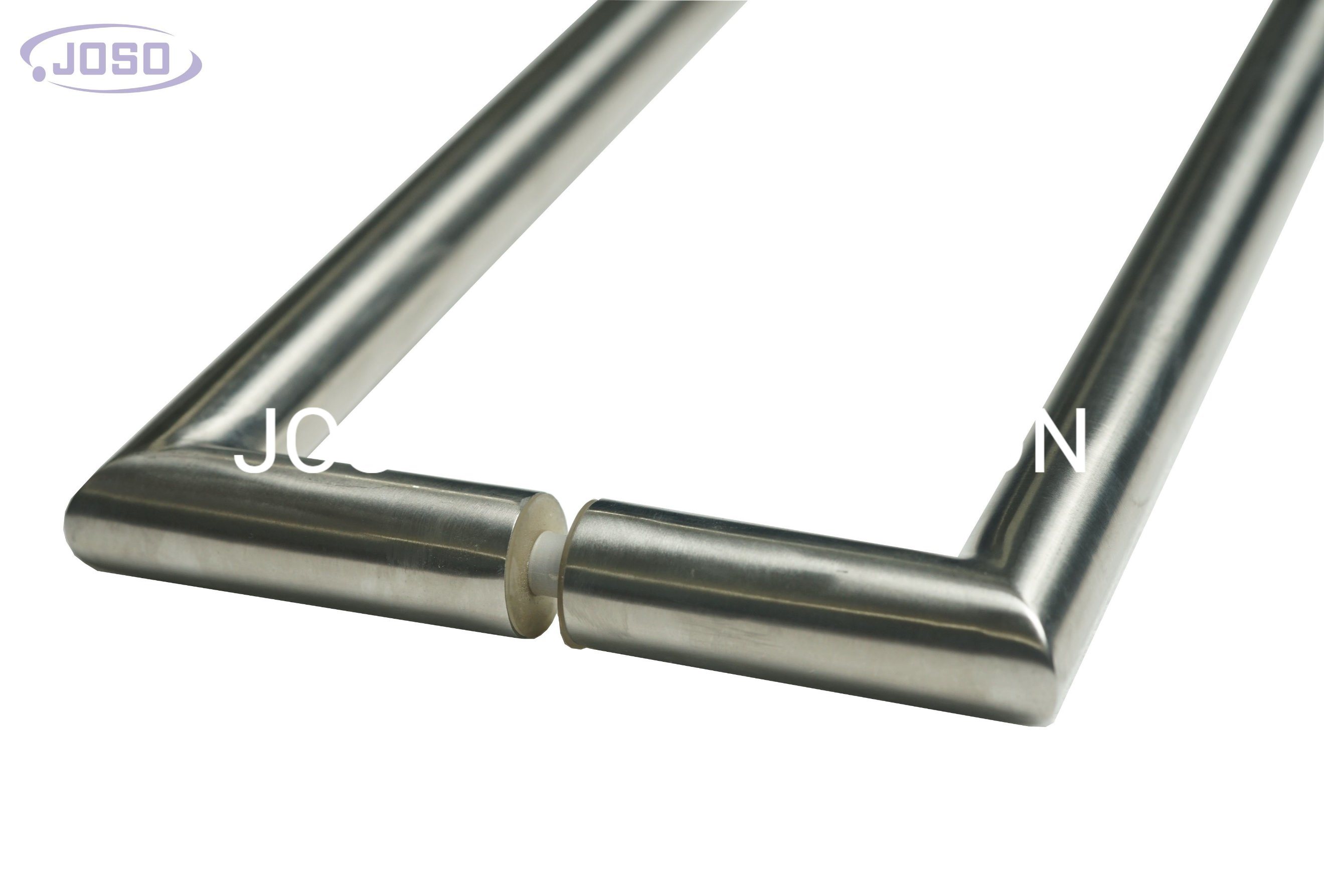 Дверные ручки из закаленной трубчатой ​​нержавеющей стали, большие стеклянные дверные ручки, ручка из нержавеющей стали, современный стиль Cc375