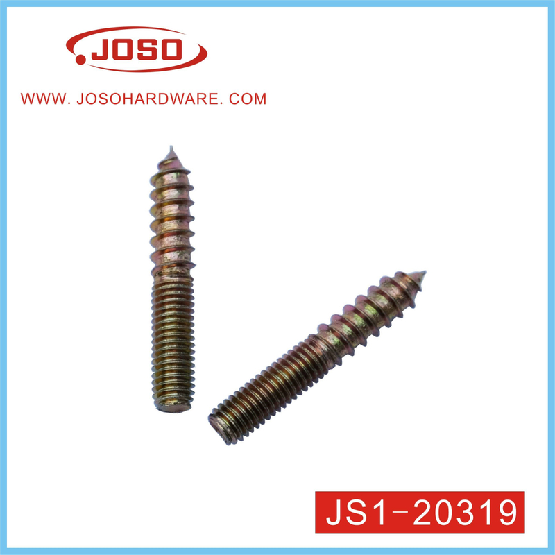 Металлическая шпилька с двойной резьбой M8 из аксессуаров для мебели