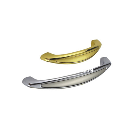 Цинковый сплав 64 мм Матовая и яркая хромированная ручка Ручка стола Ручка стола