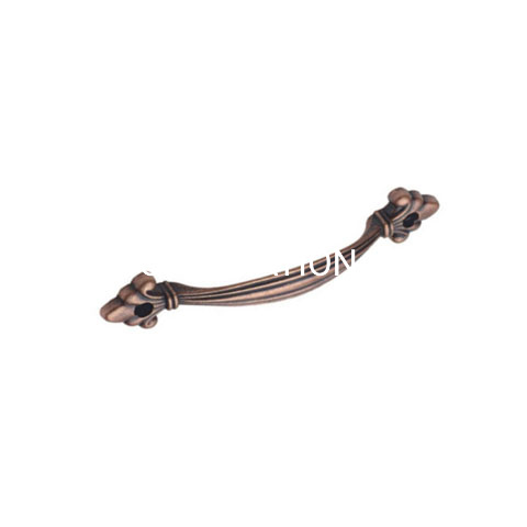 Заводская поставка 120 мм Классическая антикварная медная мебельная ручка Кухонная дверная ручка