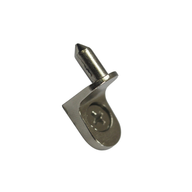 Никелированная угловая полка для шкафа