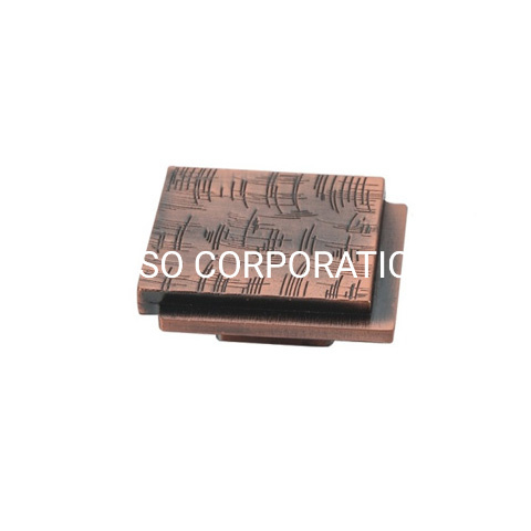 Классический 28 мм 45 мм квадратный античный латунный античный медный ящик с ручкой из цинкового сплава