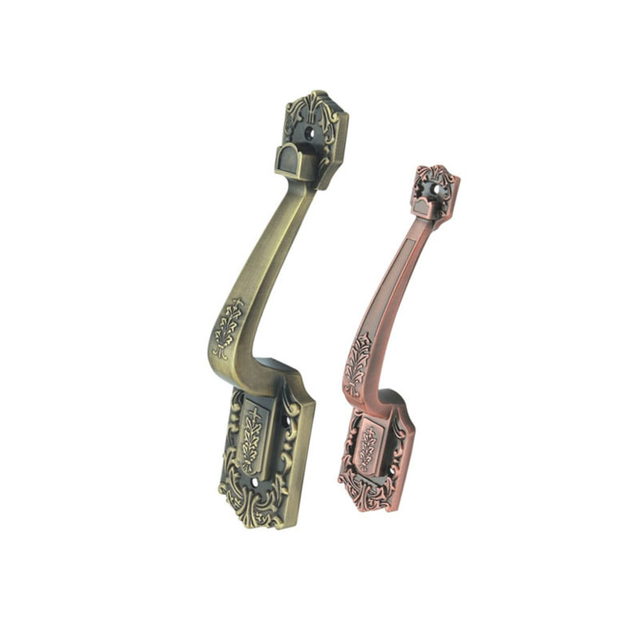 Цинковый сплав Античная медь 200 мм 280 мм Мебельная ручка Дверная ручка