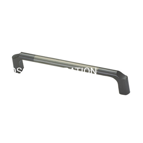 Модная щетка из цинкового сплава 64 мм и черная декоративная ручка для мебели в баре