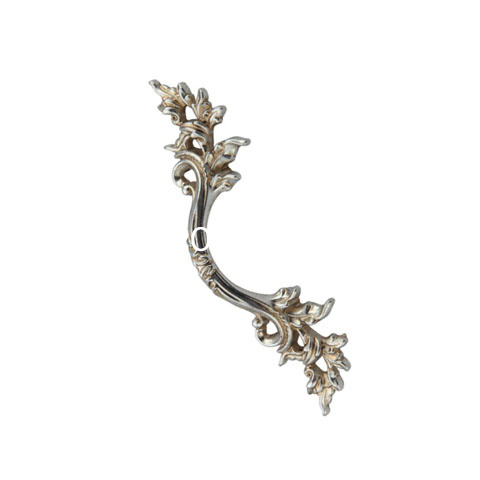 Европейский стиль из цинкового сплава, серебристая 64 мм, ручка ящика, ручка шкафа, мебельная ручка