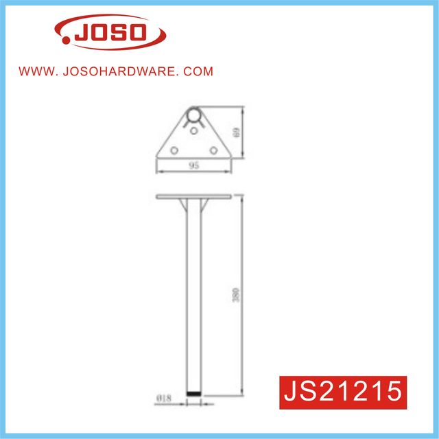 Индивидуальная металлическая круглая мебельная ножка для стола в гостиной