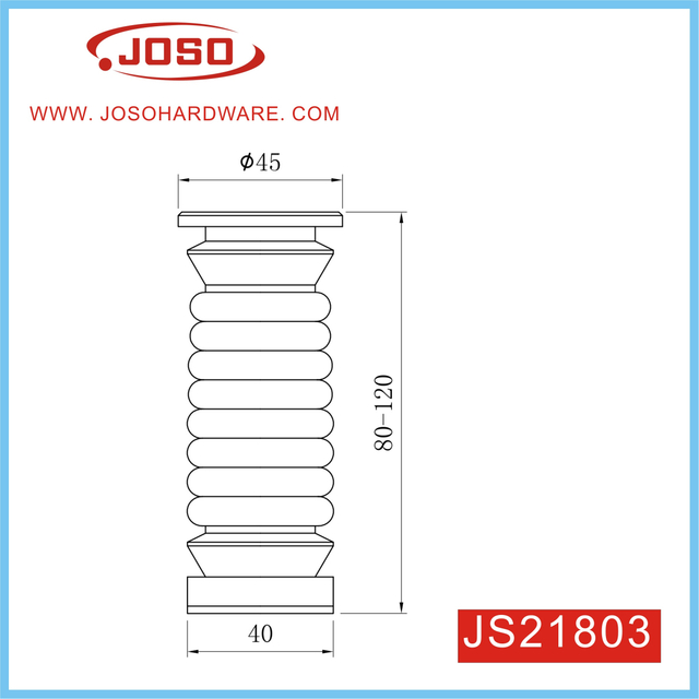 Металлическая мебельная ножка Mat Gold для шкафа