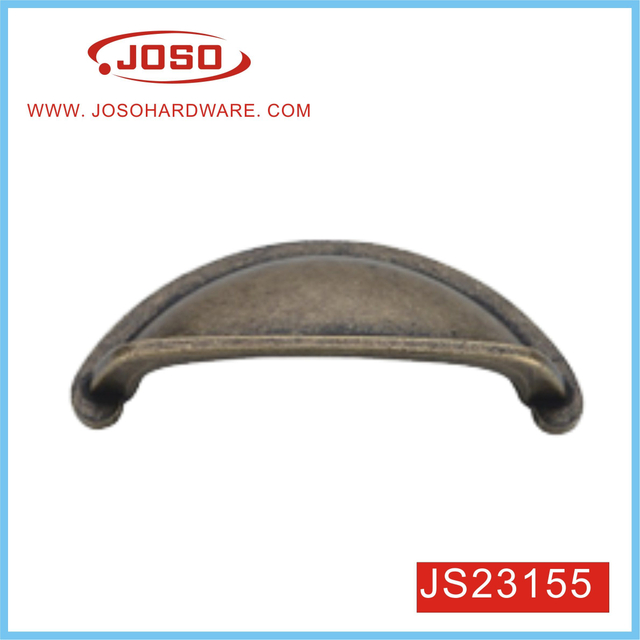 Антикварная медная ручка для чашки для ящика коттеджа