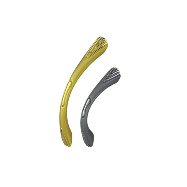 Черная и золотая ручка ящика из цинкового сплава 64 мм, кухонная ручка