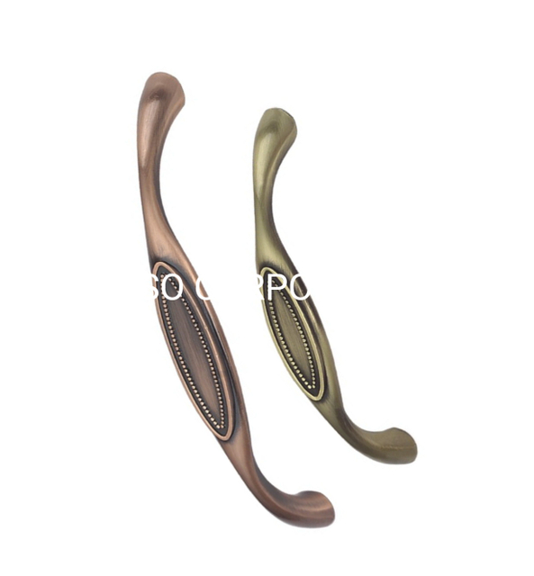 Античная латунная ручка шкафа из цинкового сплава Ручка комода Мебельная ручка