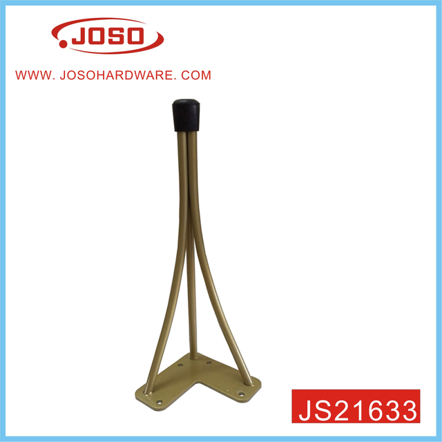 Металлическая ножка стола с тремя стержнями из золота для офисного стола