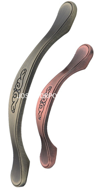 Оптовая продажа фурнитуры из цинкового сплава 96 мм 128 мм Ручка Мебельная фурнитура Ручка из нержавеющей стали