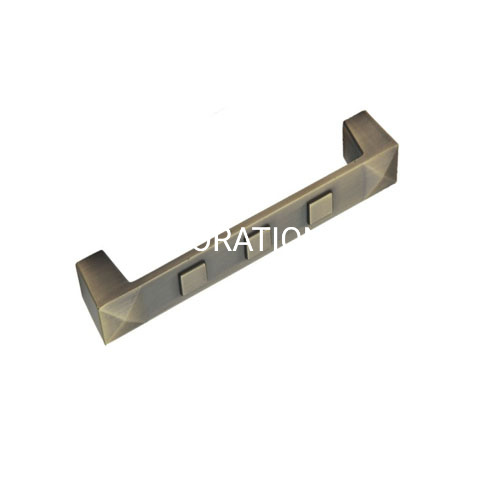 Классический цинковый сплав, антикварная медная мебель, прямоугольная ручка, ручка ящика, ручка шкафа