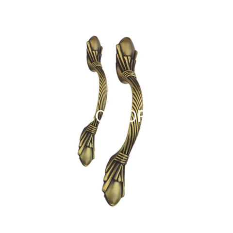 Античная латунная ручка из цинкового сплава 128 мм, мебельная ручка, ручка для шкафа