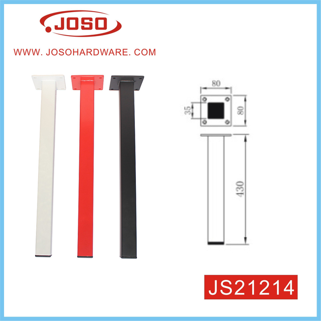 Индивидуальная металлическая квадратная мебельная ножка для стола в гостиной