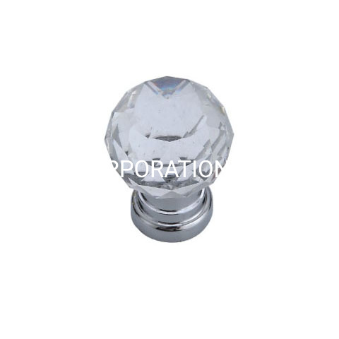 Мода из цинкового сплава 28 мм 32 мм Алмазная ручка Ручка для шкафа Мебельная ручка