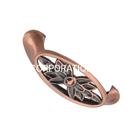 Антикварная медная ручка из цинкового сплава, 64 мм, ручка для шкафа, ручка ящика