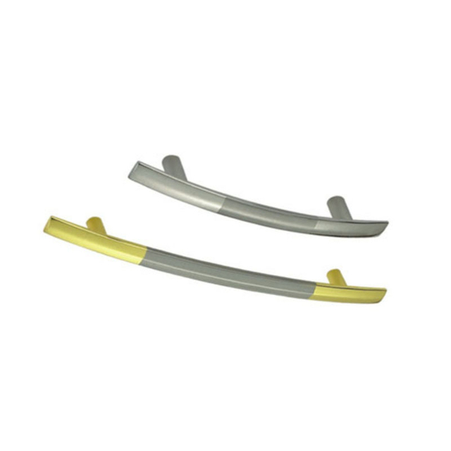 Мебельная ручка из цинкового сплава, матовая и хромированная, 64 мм, нагрудная ручка