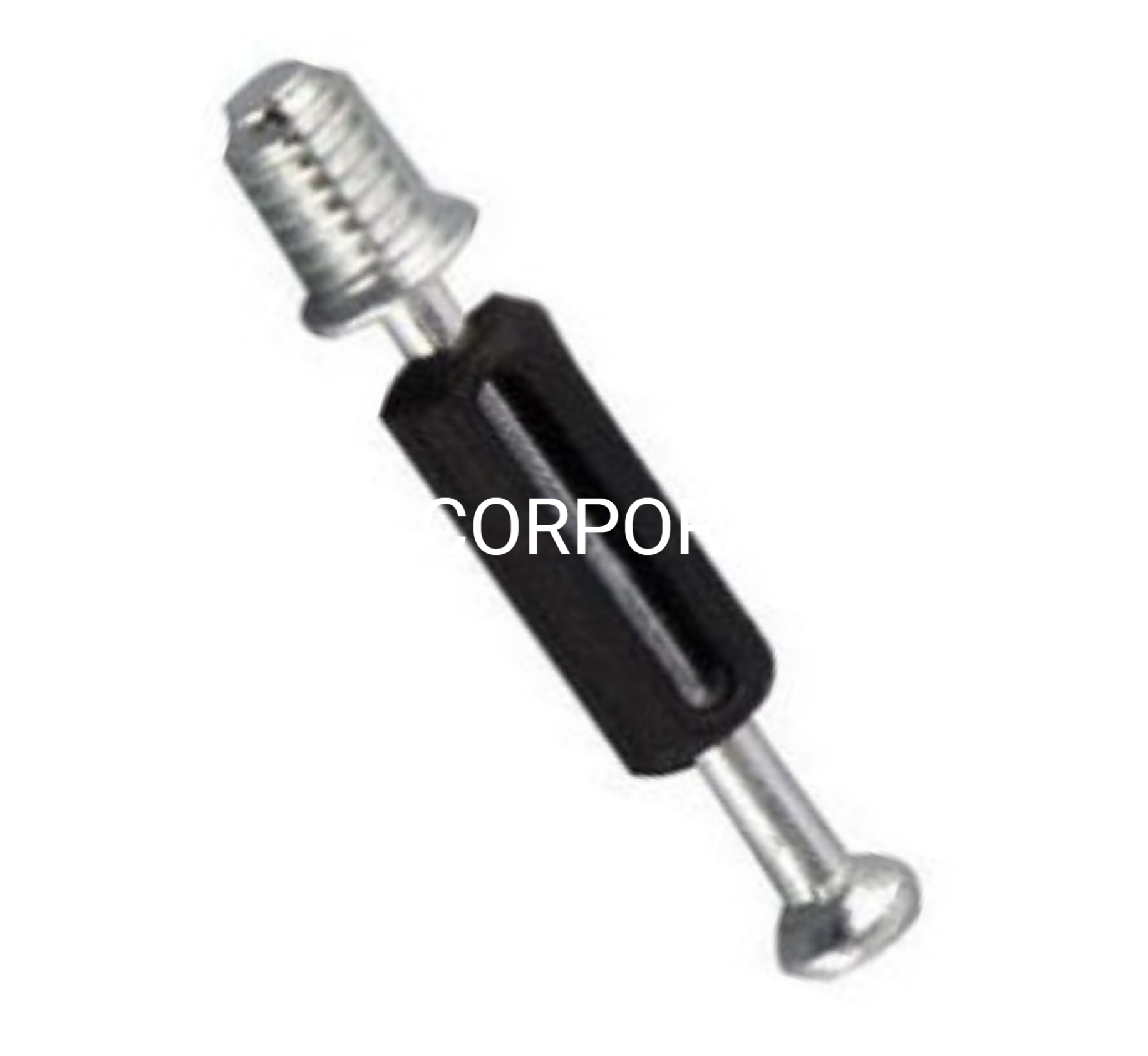 Лидер продаж, черный пластик и черный болт, мебельная фурнитура, мебельная фурнитура, опора для полки с винтами для шкафа