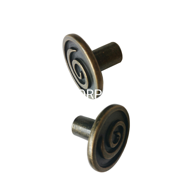 Классическая круглая ручка из цинкового сплава с грибами, мебельная ручка, ручка шкафа