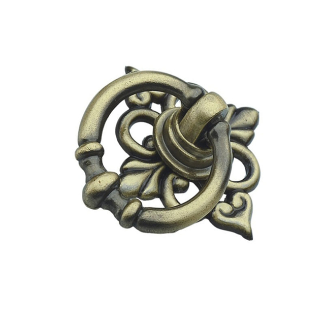 Классический цинковый сплав 35 мм, мебельная кольцевая ручка, ручка на груди